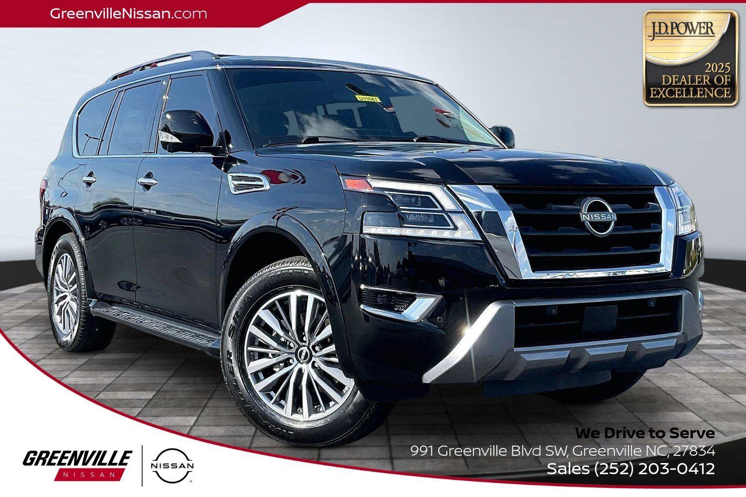 Certified 2023 Nissan Armada SL w/ Captain's Chairs Package RWD image 1