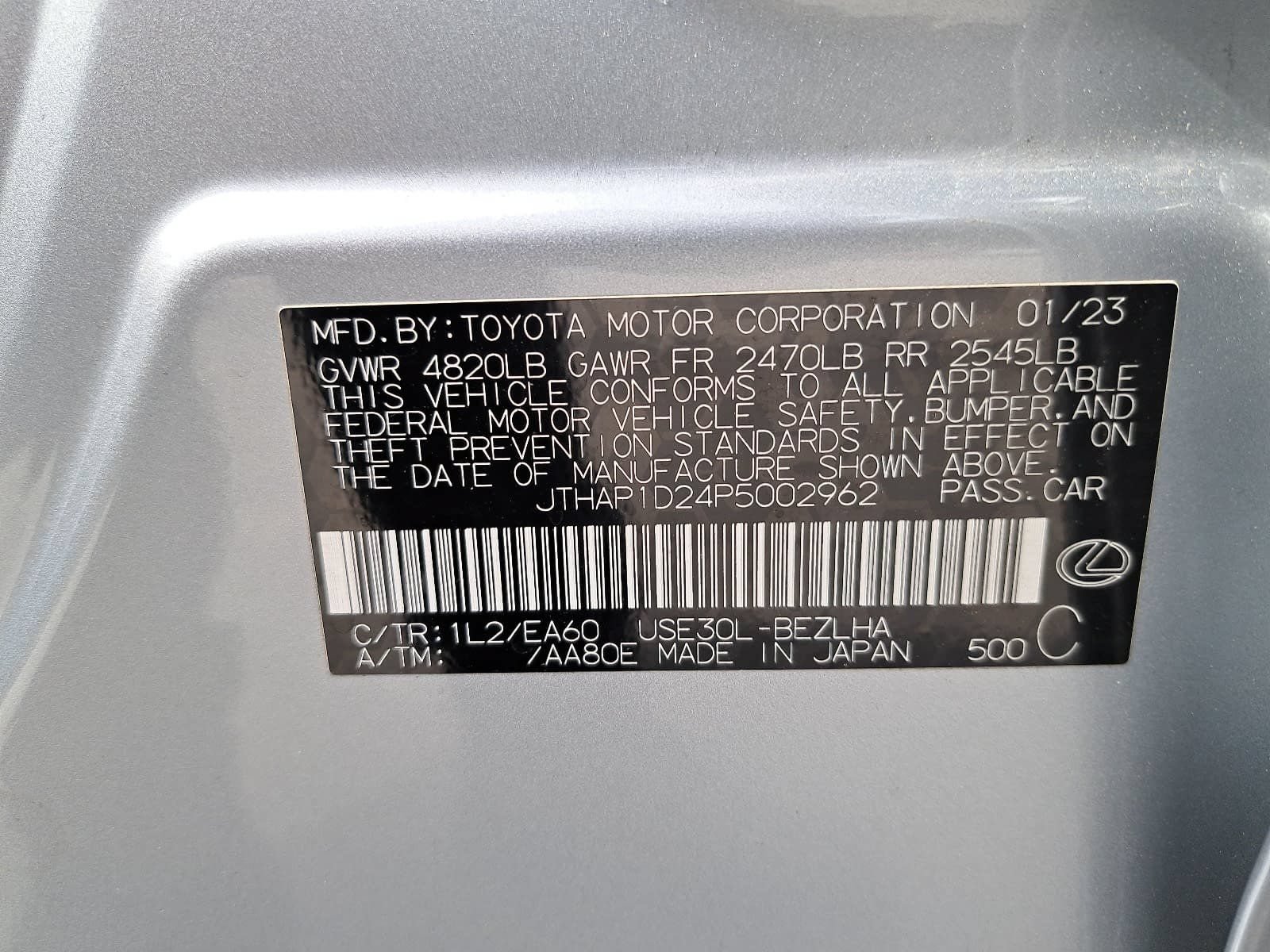 Used 2023 Lexus IS 500 w/ Accessory Package 2 RWD image 38
