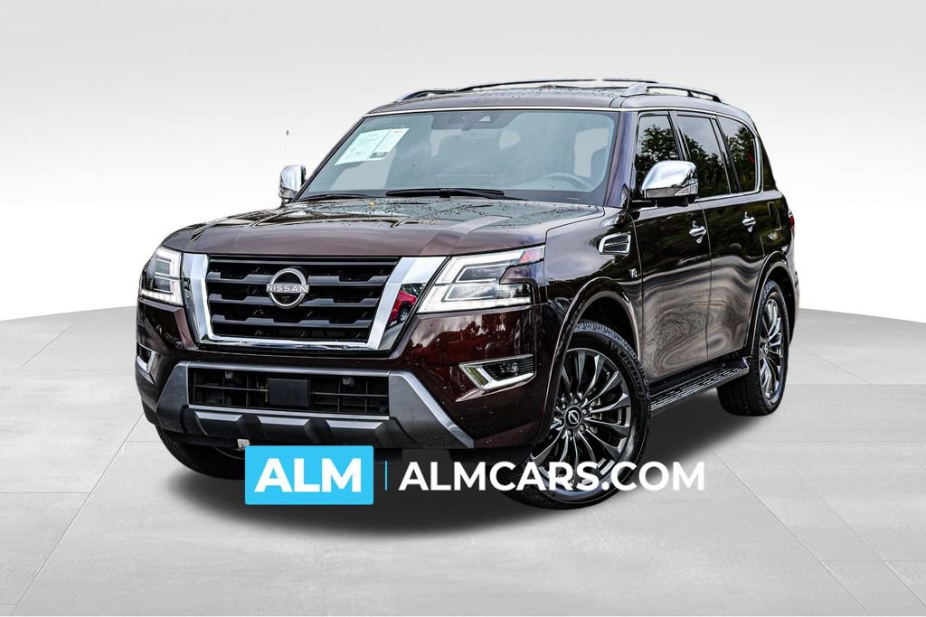 Used 2022 Nissan Armada Platinum w/ Captain's Chairs Package