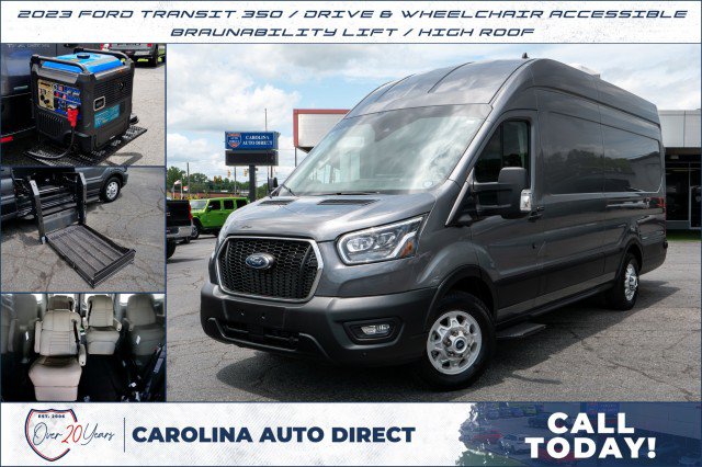 Used 2023 Ford Transit 350 148 High Roof Extended w/ Interior Upgrade Package RWD image 1