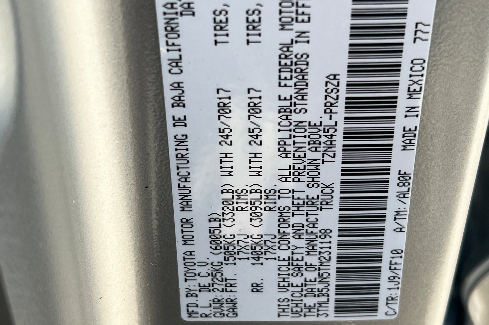 New 2026 Toyota Tacoma SR5 image 21