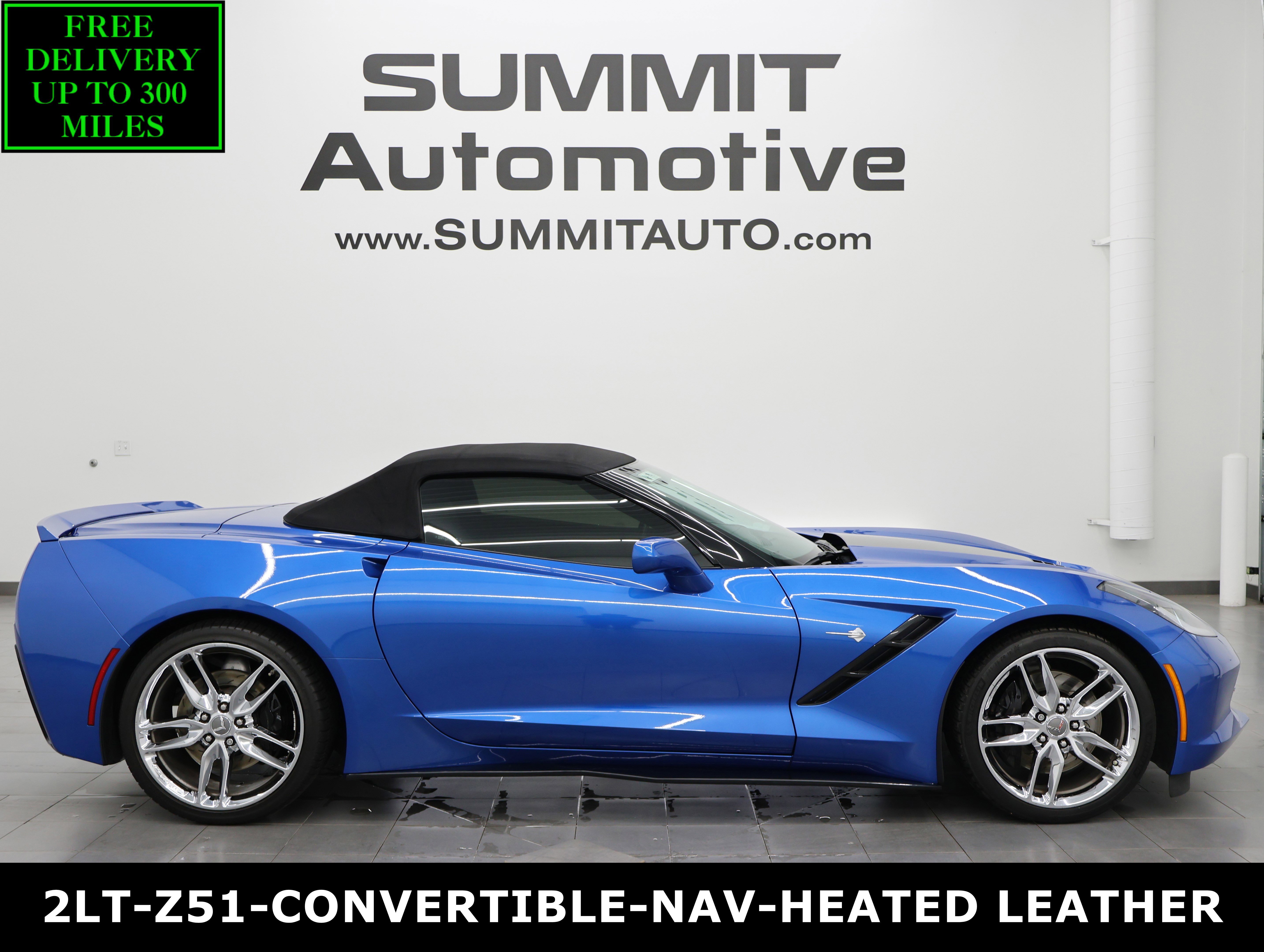 Used 2014 Chevrolet Corvette Stingray Convertible w/ 2LT Preferred Equipment Group RWD 360° Tour