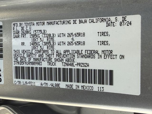 Used 2024 Toyota Tacoma TRD Sport RWD image 30
