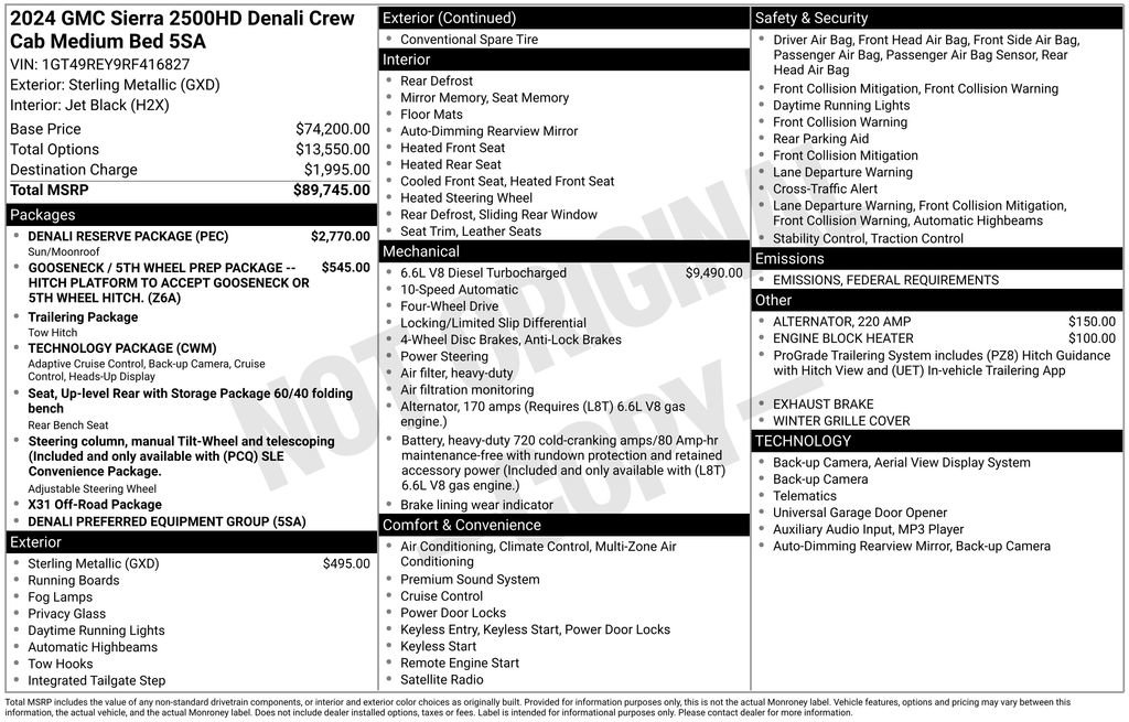 Used 2024 GMC Sierra 2500 Denali w/ Denali Reserve Package image 27