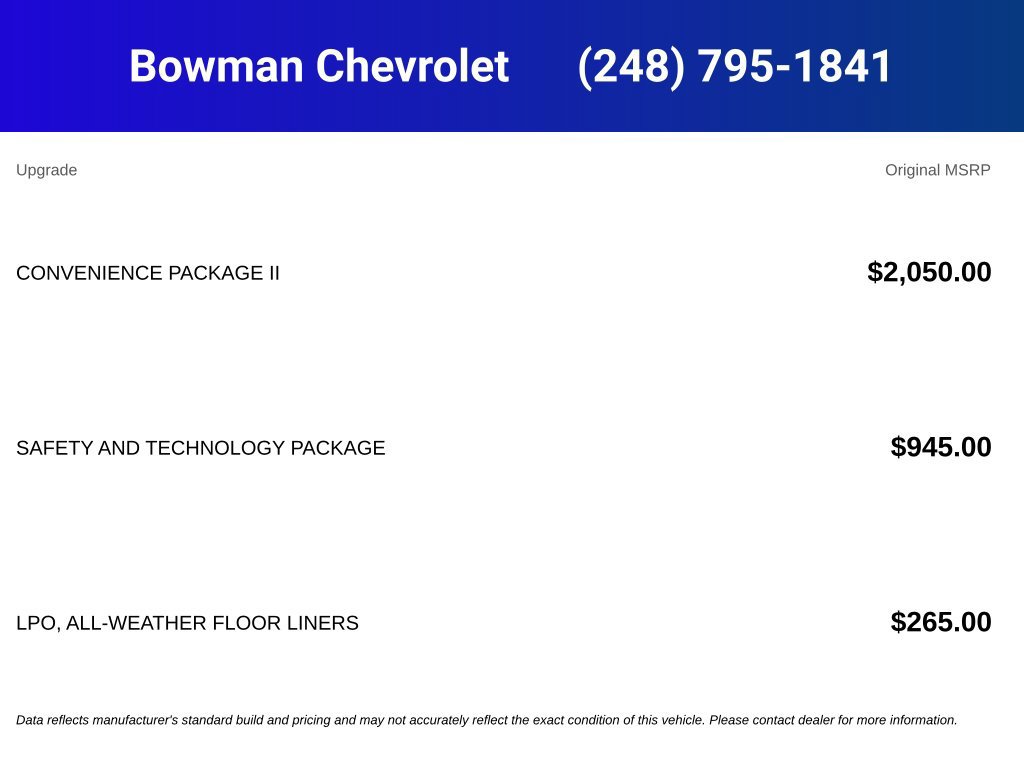 New 2026 Chevrolet Equinox LT w/ Convenience Package II FWD image 5