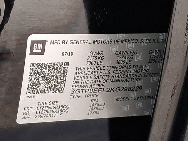 Certified 2019 GMC Sierra 1500 AT4 w/ AT4 Premium Package image 28