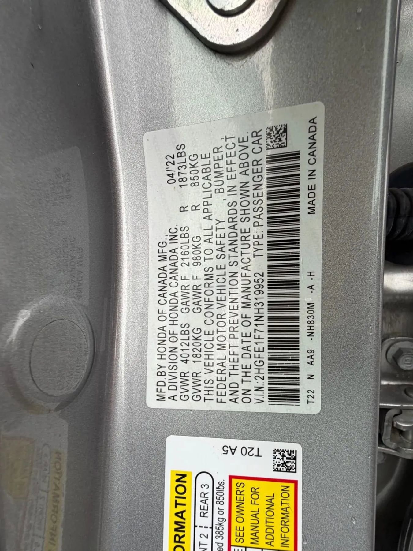 Used 2022 Honda Civic EX image 35