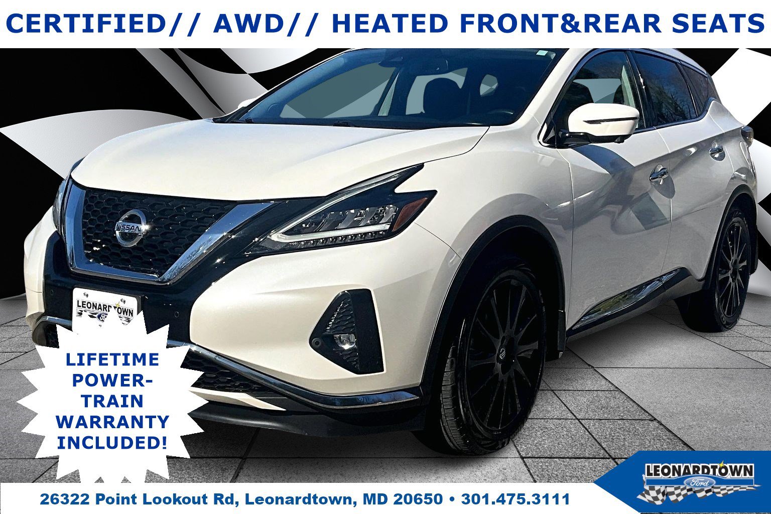 Used 2022 Nissan Murano Platinum w/ Cargo Package