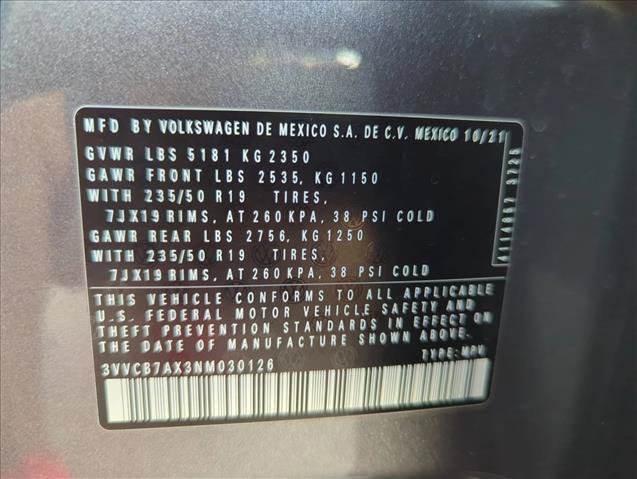 Used 2022 Volkswagen Tiguan SE R-Line FWD image 25