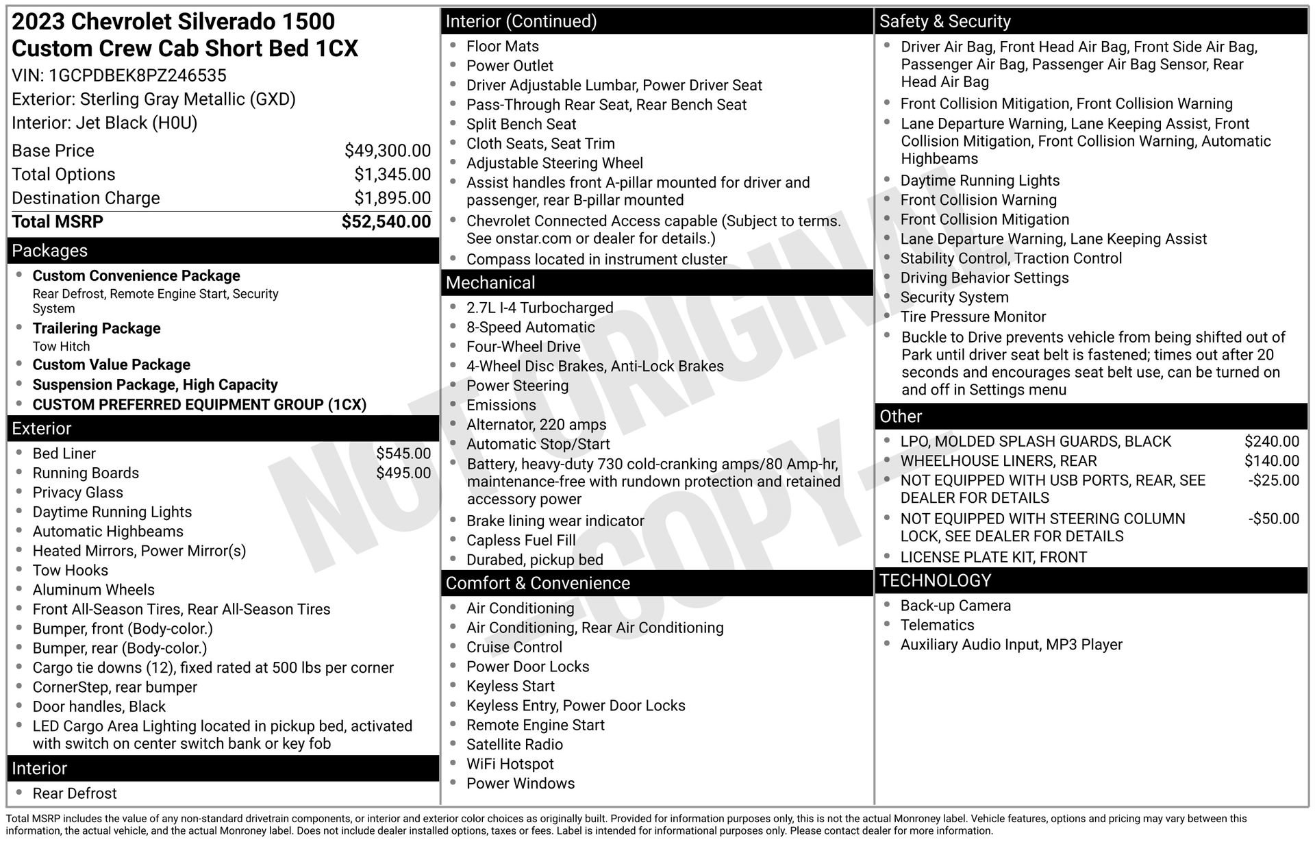 Used 2023 Chevrolet Silverado 1500 Custom image 29