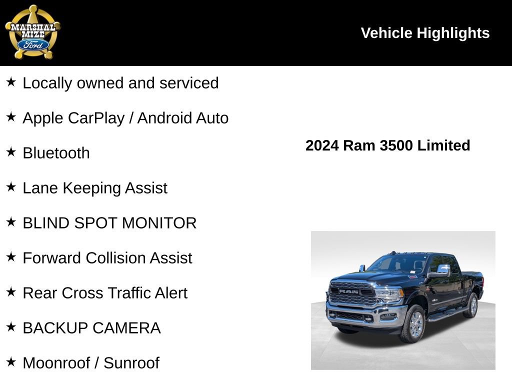 Used 2024 RAM 3500 Limited AWD/4WD image 2