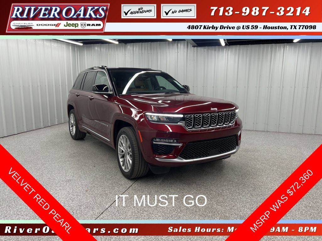 Used 2024 Jeep Grand Cherokee Summit w/ Luxury Tech Group V