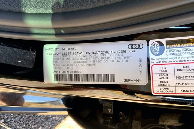 Used 2016 Audi A6 3.0T Premium Plus w/ Cold Weather Package image 34