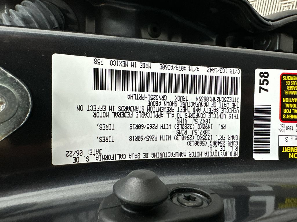 Used 2022 Toyota Tacoma Limited RWD image 34