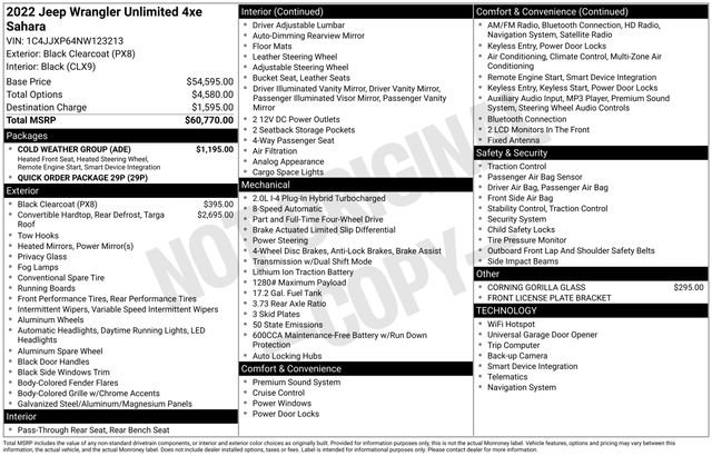 Used 2022 Jeep Wrangler Unlimited Sahara w/ Cold Weather Group image 19