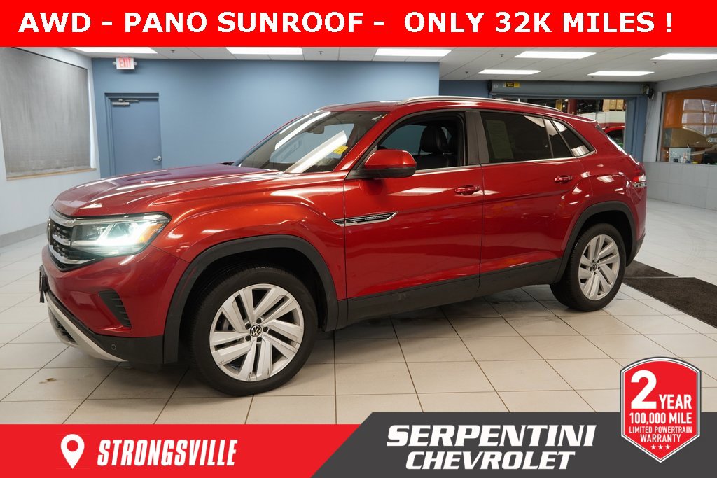 Used 2021 Volkswagen Atlas Cross Sport SE w/ Panoramic Sunroof Package