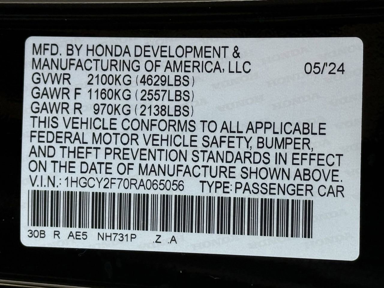 Used 2024 Honda Accord Sport image 27