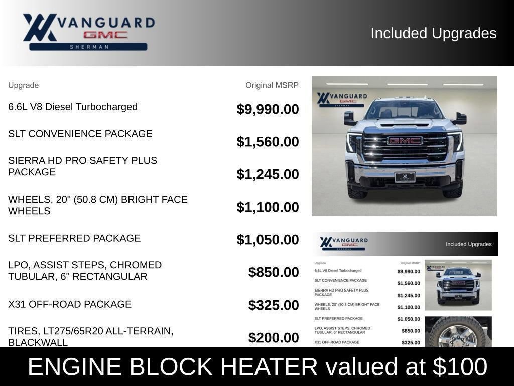 Used 2025 GMC Sierra 2500 SLT w/ SLT Convenience Package AWD/4WD image 20
