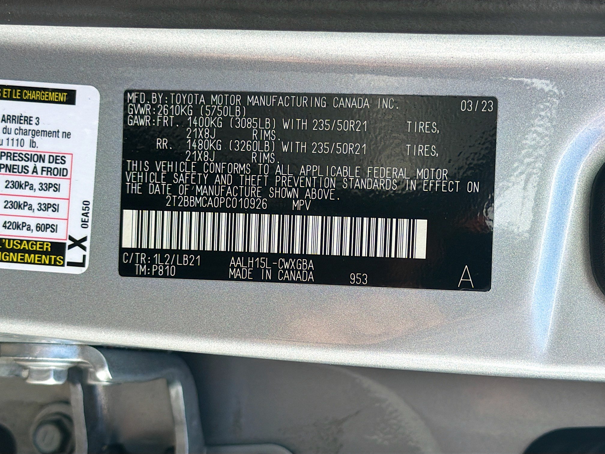 Used 2023 Lexus RX 350 w/ Cold Area Package AWD/4WD image 45