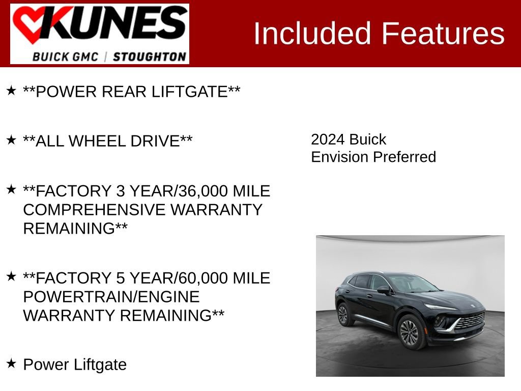 Used 2024 Buick Envision Preferred AWD/4WD image 3