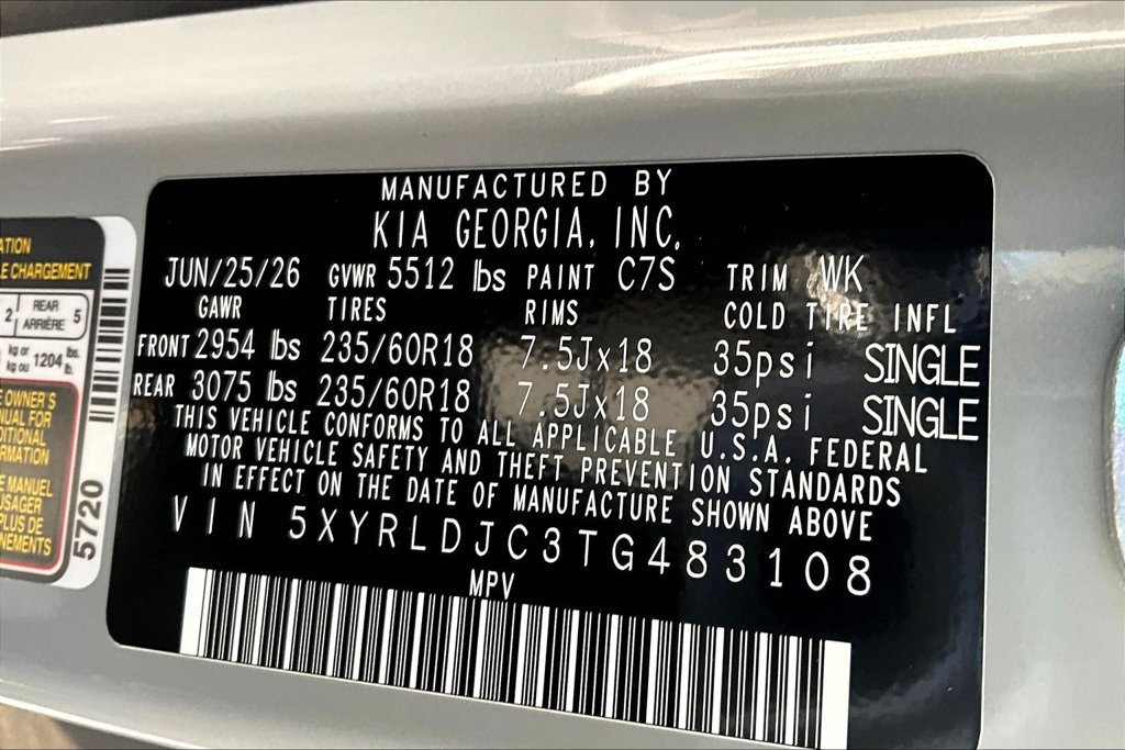 New 2026 Kia Sorento S AWD/4WD image 8