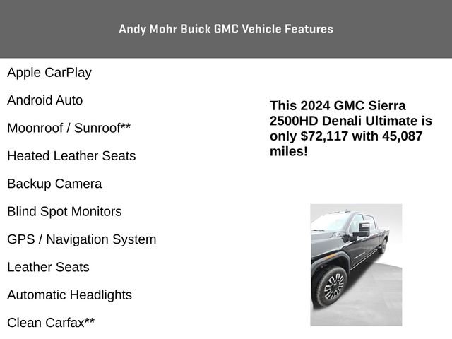 Used 2024 GMC Sierra 2500 Denali Ultimate AWD/4WD image 4