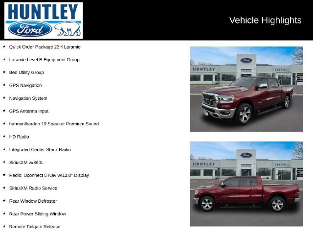 Used 2023 RAM 1500 Laramie AWD/4WD image 2