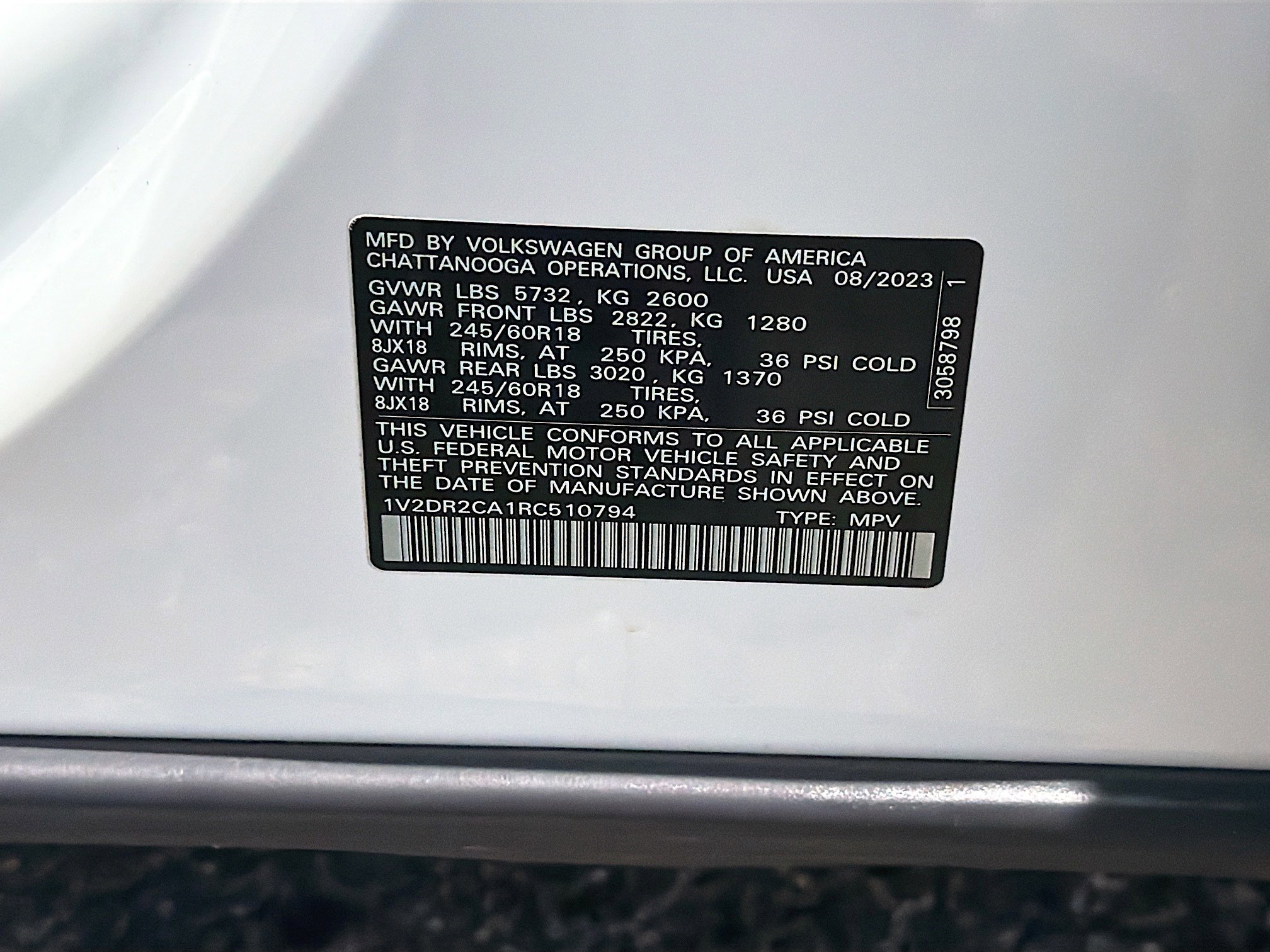 Used 2024 Volkswagen Atlas SE FWD image 44