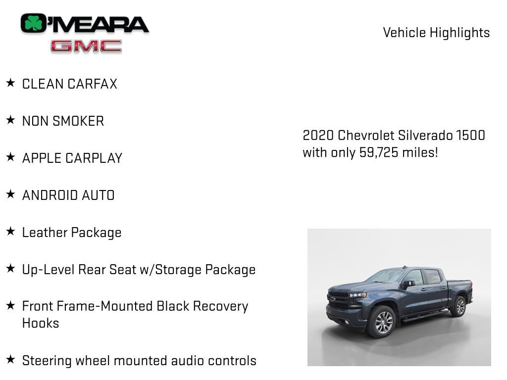 Used 2020 Chevrolet Silverado 1500 RST w/ True North Edition AWD/4WD image 7