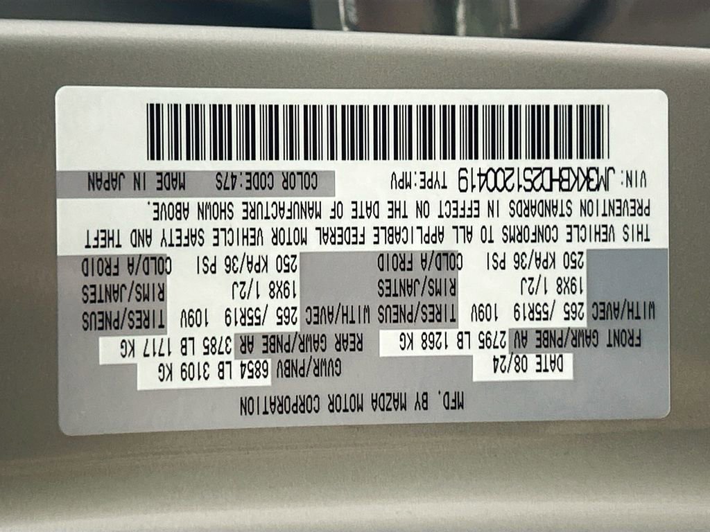 Used 2025 MAZDA CX-90 3.3 Turbo w/ Preferred Package AWD/4WD image 33