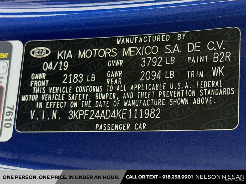Used 2019 Kia Forte LXS FWD image 29