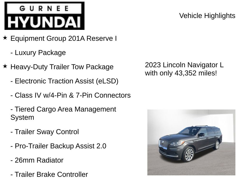 Used 2023 Lincoln Navigator L Reserve image 8