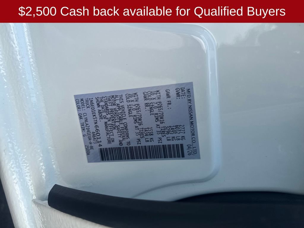 New 2026 Nissan Frontier S w/ S Utility Package AWD/4WD image 32