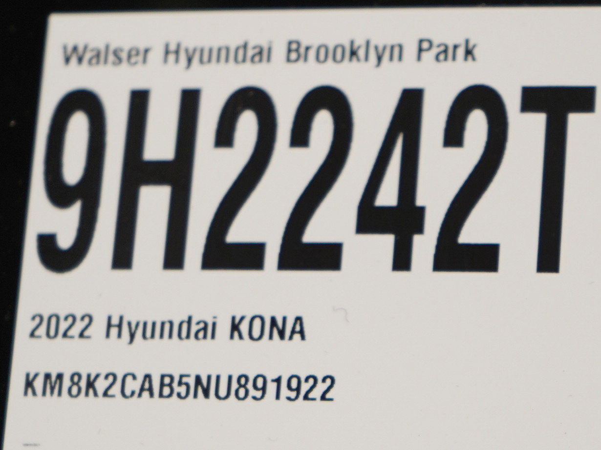Certified 2022 Hyundai Kona SE AWD/4WD image 31