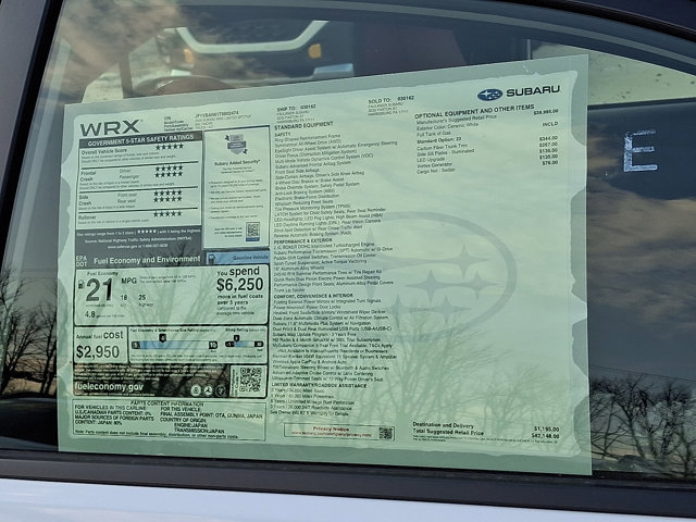 New 2026 Subaru WRX Limited image 17