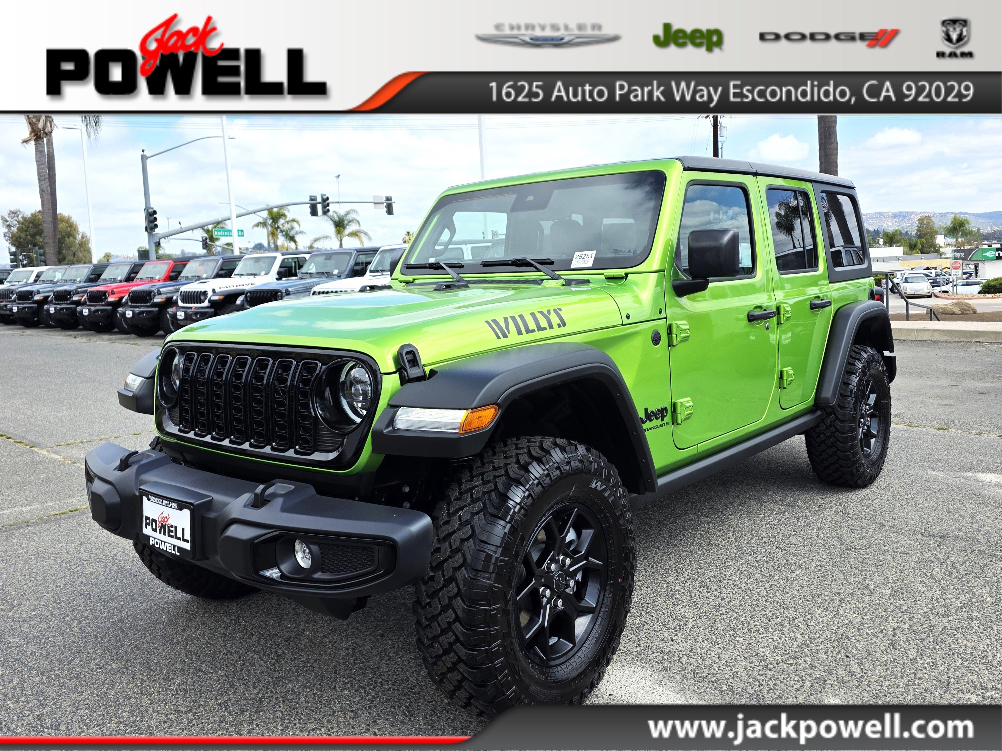 New 2025 Jeep Wrangler Willys