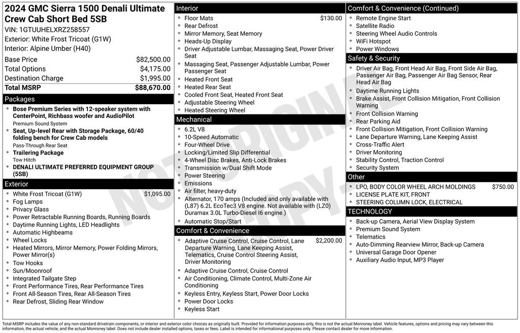 Used 2024 GMC Sierra 1500 Denali Ultimate image 6