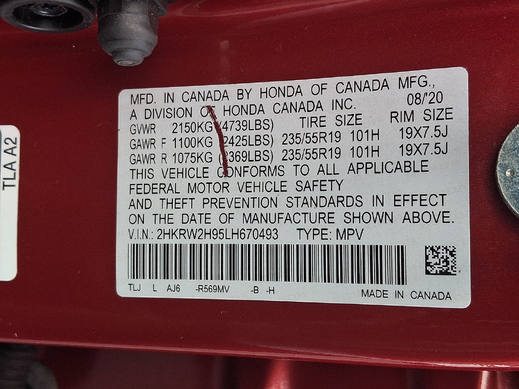 Used 2020 Honda CR-V Touring image 26