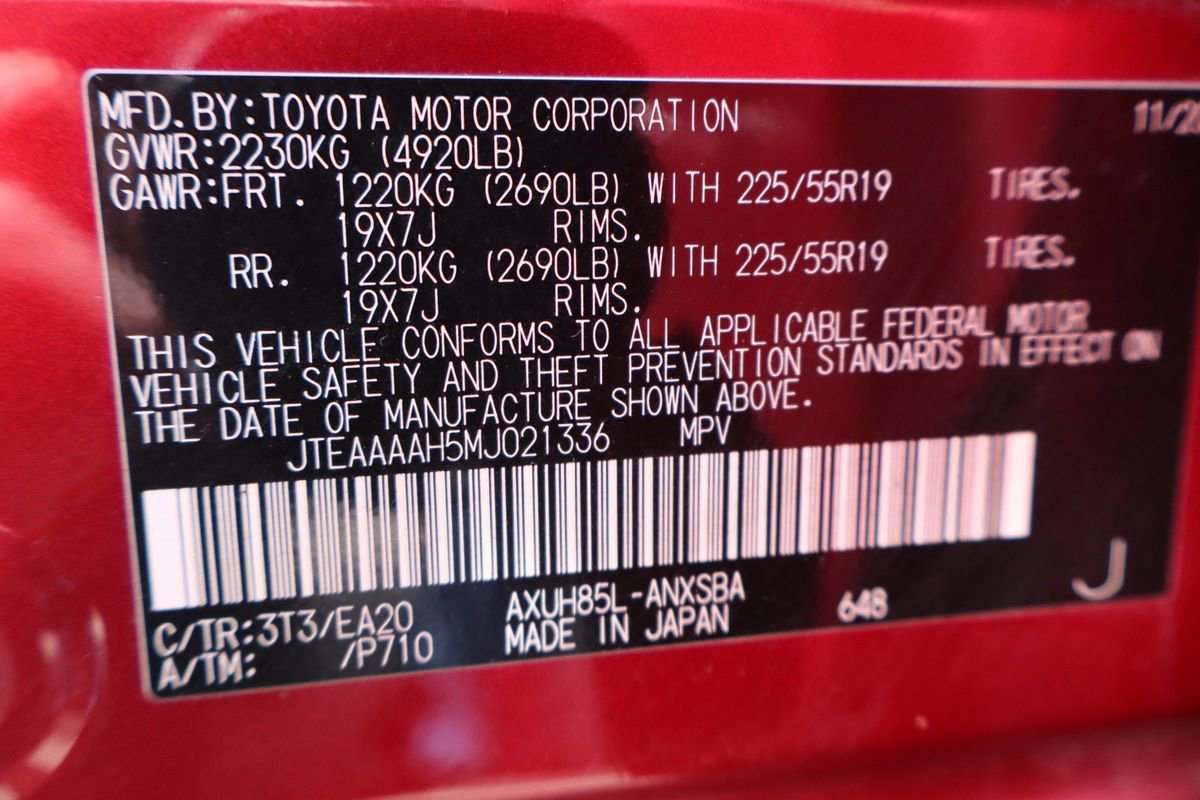 Used 2021 Toyota Venza Limited w/ Advanced Technology Package AWD/4WD image 47