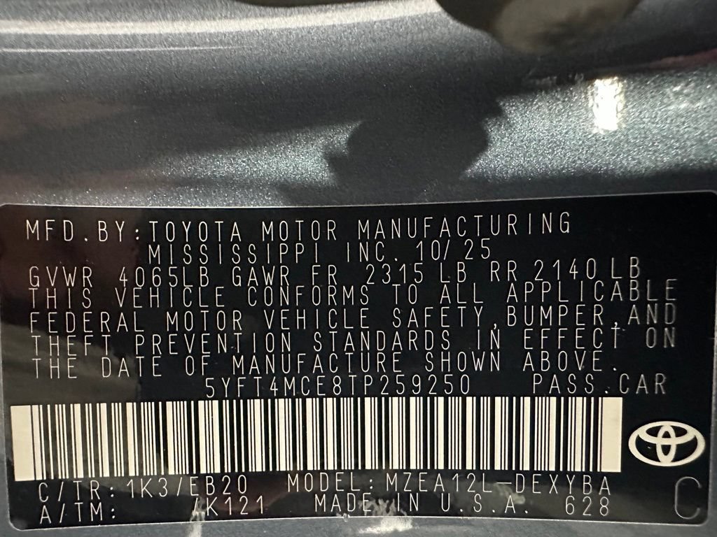 Used 2026 Toyota Corolla XSE FWD image 11