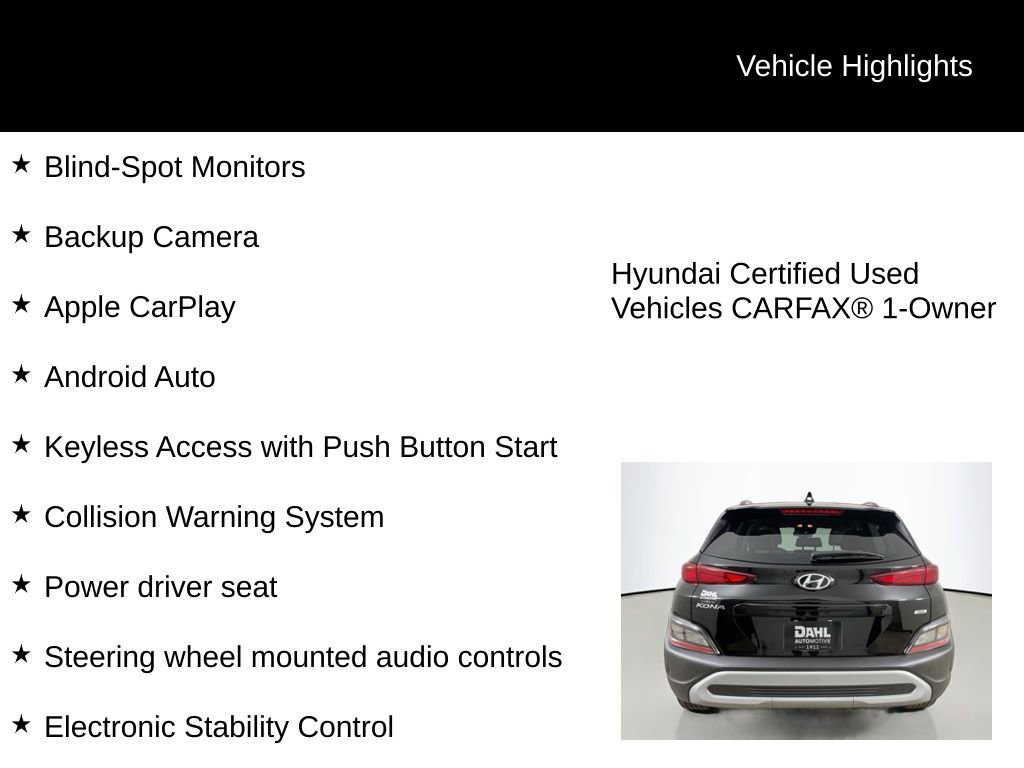 Used 2023 Hyundai Kona SEL w/ Cargo Package image 10