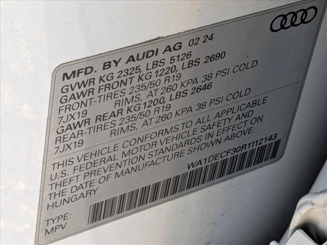 Used 2024 Audi Q3 2.0T Premium w/ Convenience Package AWD/4WD image 15