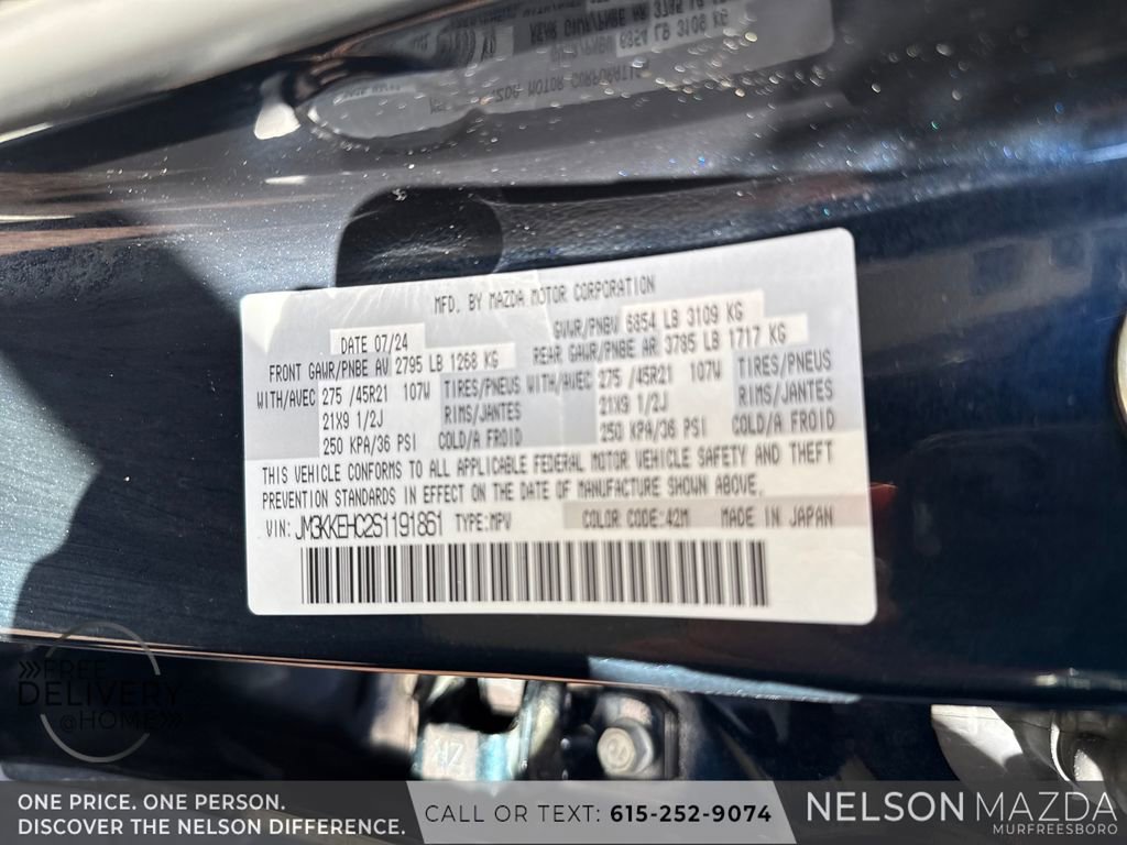 Certified 2025 MAZDA CX-90 3.3 Turbo S w/ Premium Plus AWD/4WD image 31