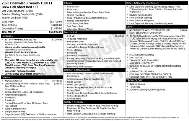Certified 2023 Chevrolet Silverado 1500 LT w/ Z71 Off-Road Package AWD/4WD image 31
