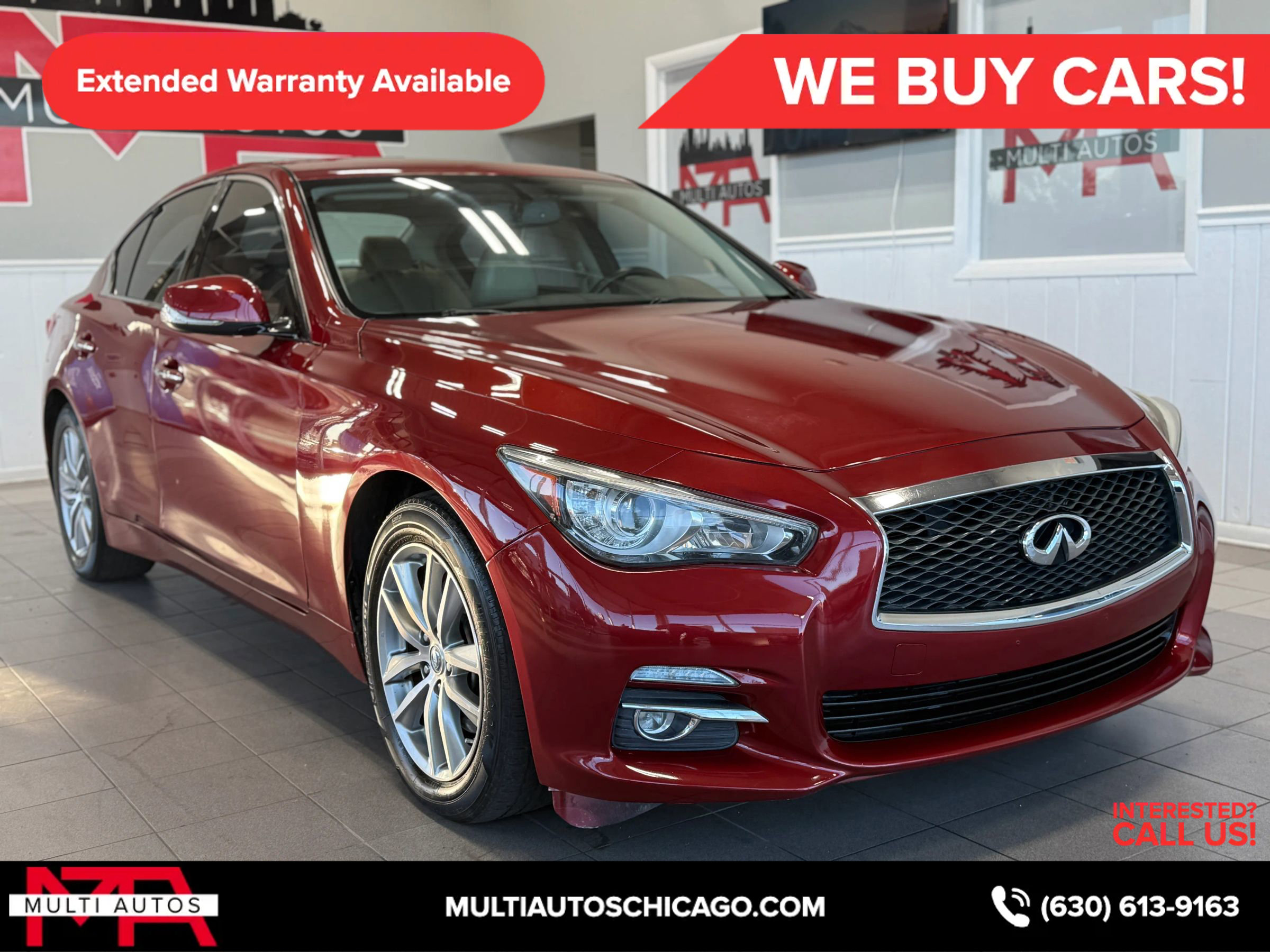 Used 2015 INFINITI Q50 Premium w/ All Weather Package image 4