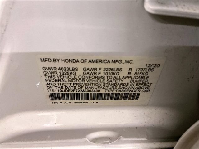 Used 2021 Acura ILX w/ Premium Package FWD image 32