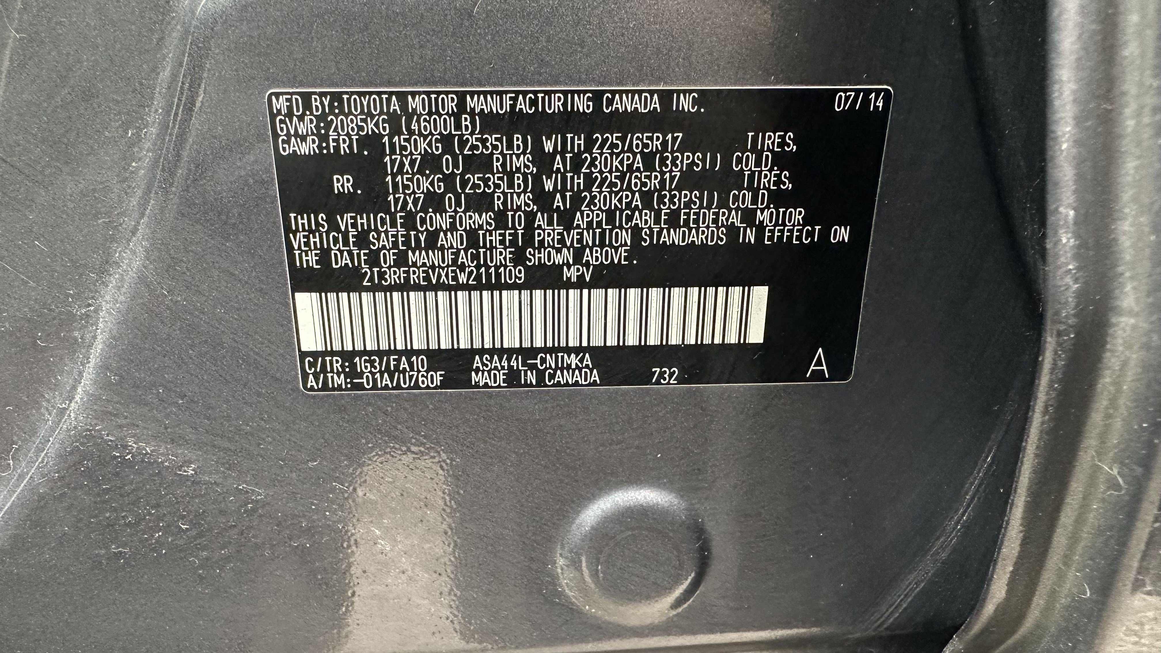Used 2014 Toyota RAV4 XLE AWD/4WD image 33