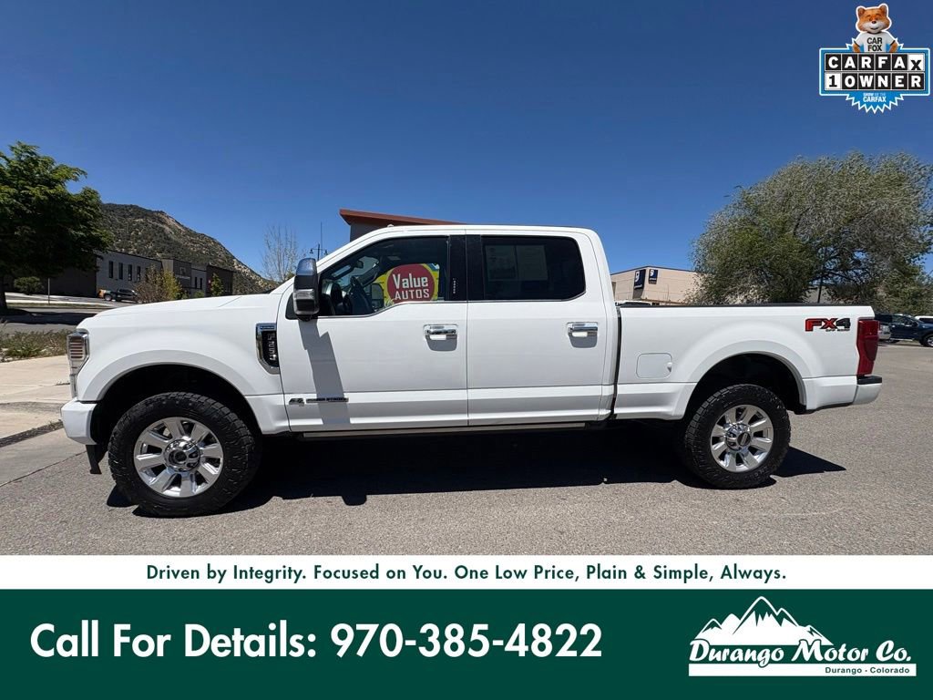 Used 2021 Ford F250 Platinum w/ FX4 Off-Road Package AWD/4WD image 3