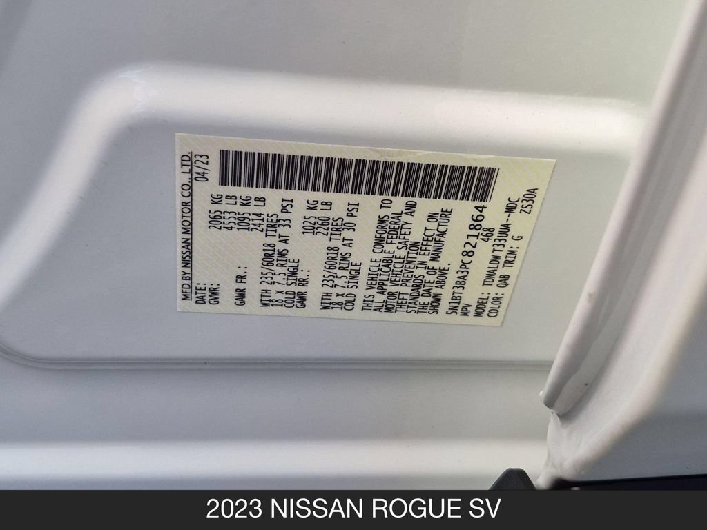 Certified 2023 Nissan Rogue SV FWD image 24