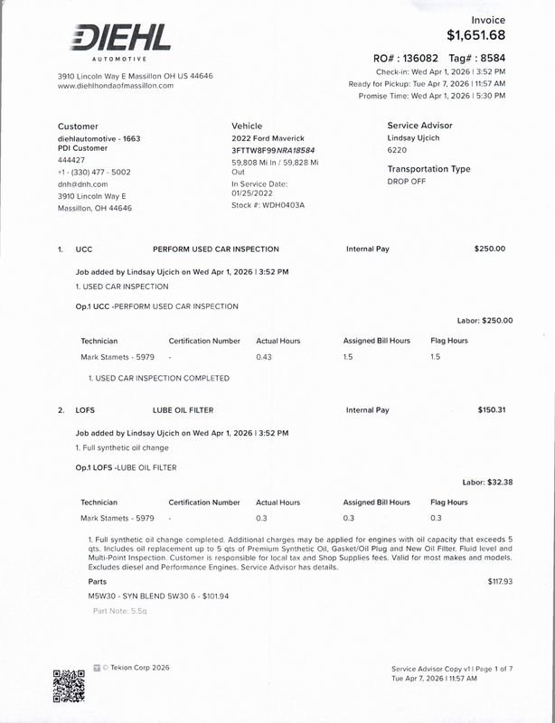 Used 2022 Ford Maverick XLT w/ Equipment Group 300A Standard image 31